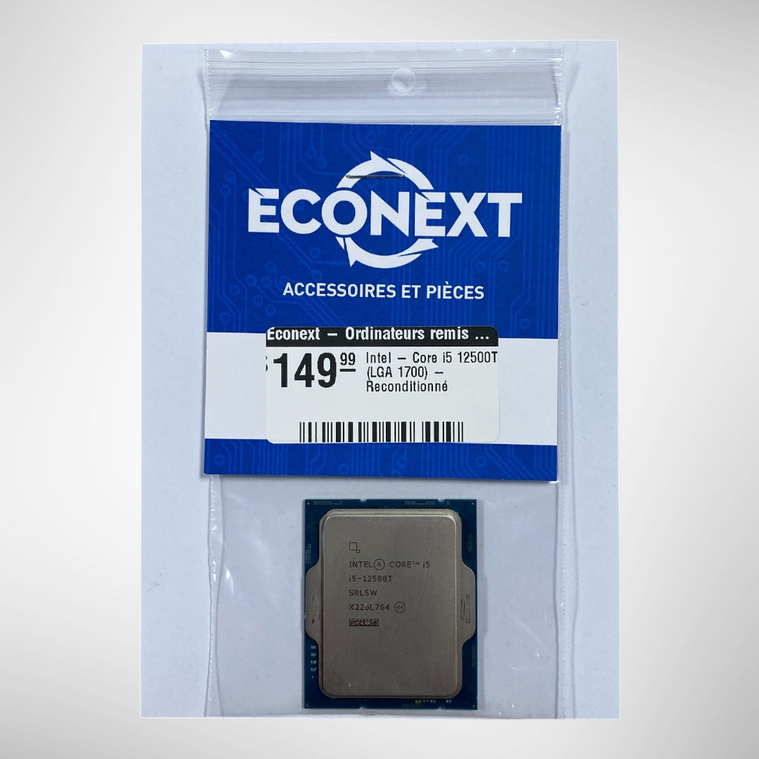 Intel - Core i5 12500T (LGA 1700) - Reconditionné