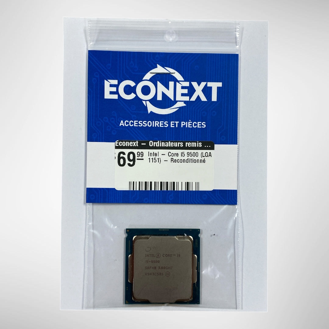 Intel - Core i5 9500 (LGA 1151) - Reconditionné