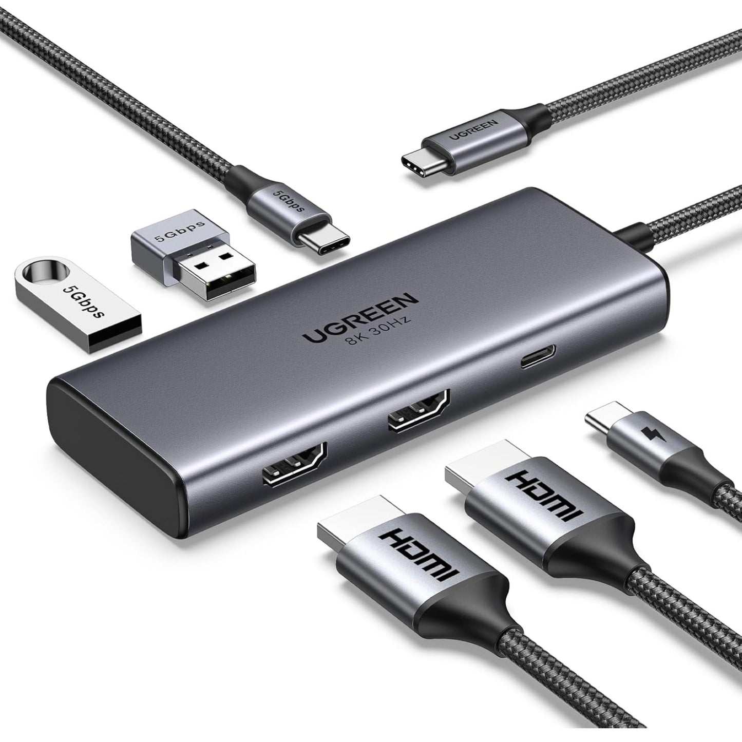 UGREEN Adaptateur Multifonction USB-C