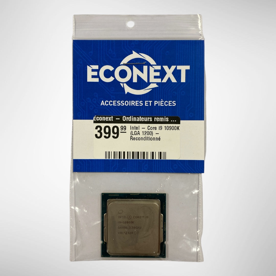 Intel - Core i9 10900K (LGA 1200) - Reconditionné