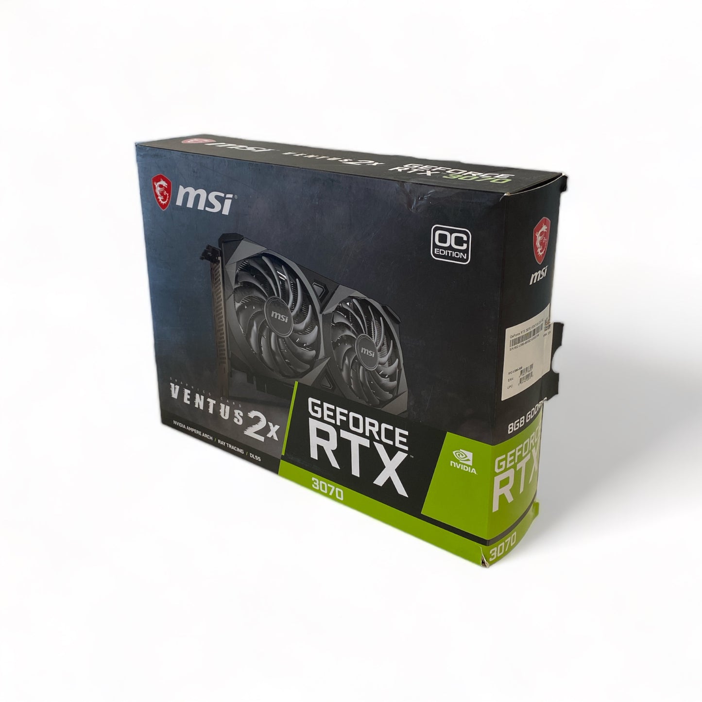 NVIDIA RTX 3070 MSI VENTUS 2x - Usagée