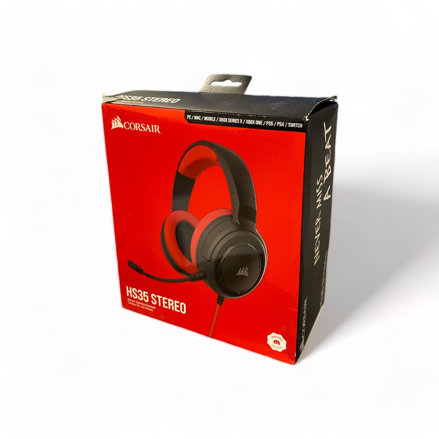 CASQUE DE JEU CORSAIR HS35 STEREO - ROUGE