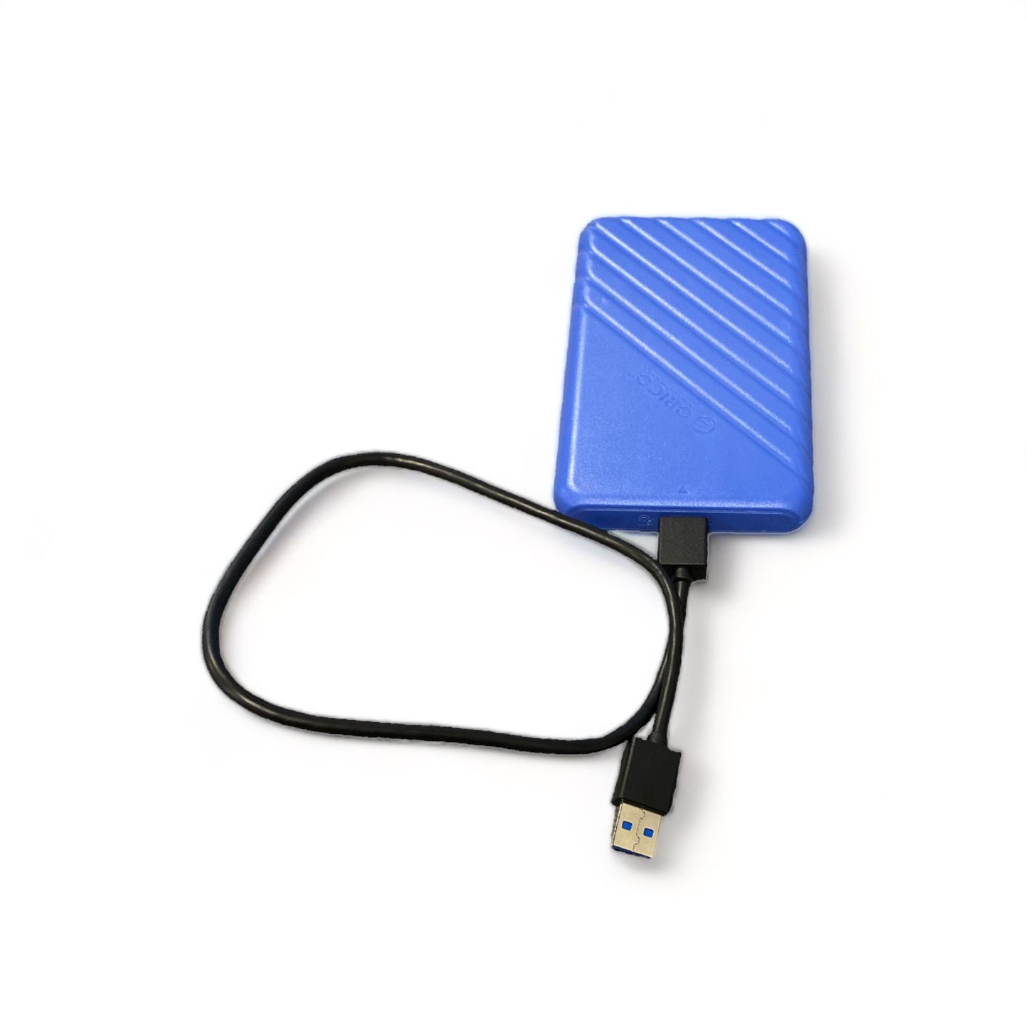 BOITIER EXTERNE POUR DISQUE 2.5" USB 3.0 BLEU