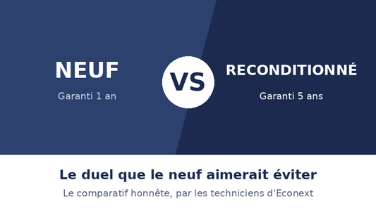 Reconditionné ou neuf : le duel que le neuf aimerait éviter