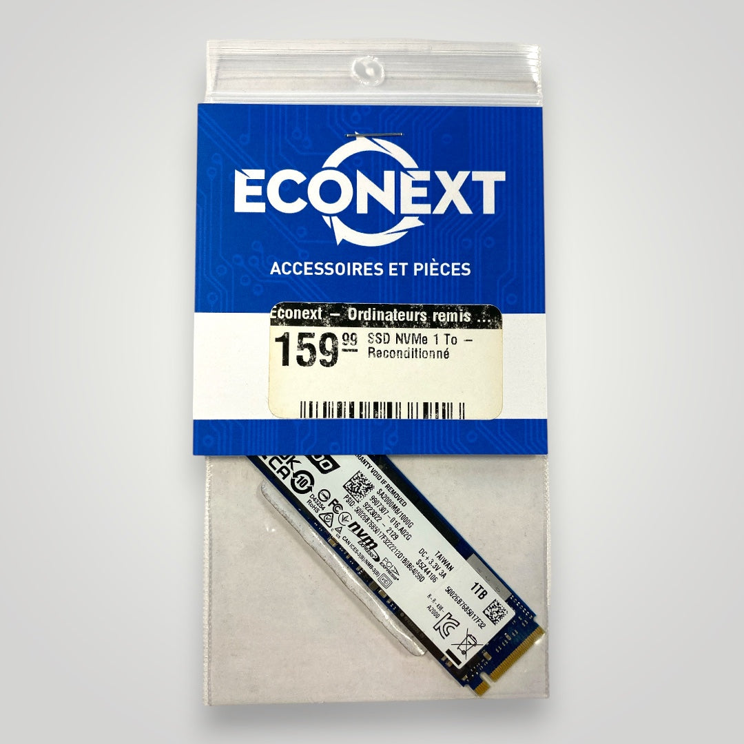 1TB NVMe SSD - Refurbished