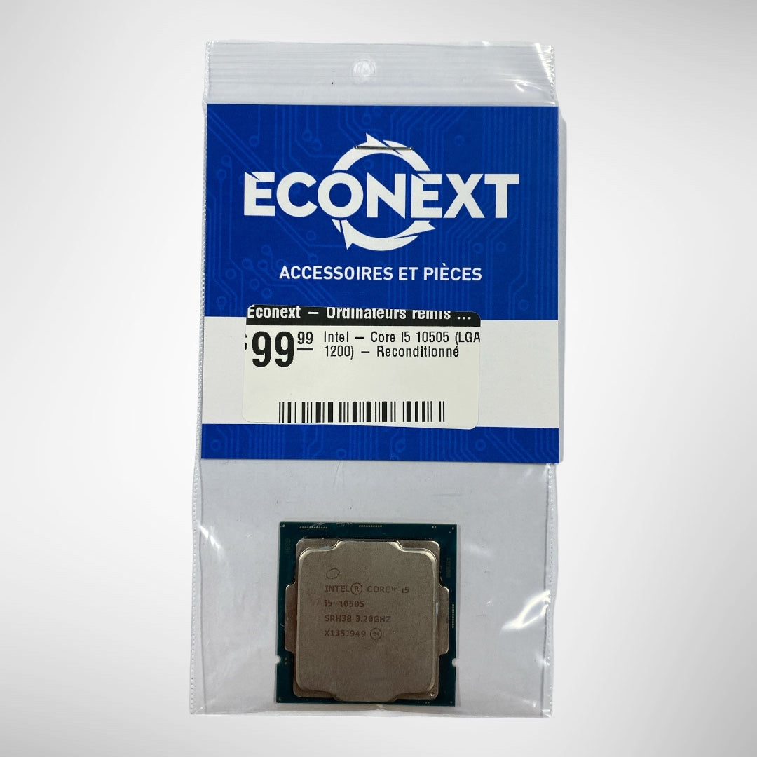 Intel - Core i5 10505 (LGA 1200) - Reconditionné