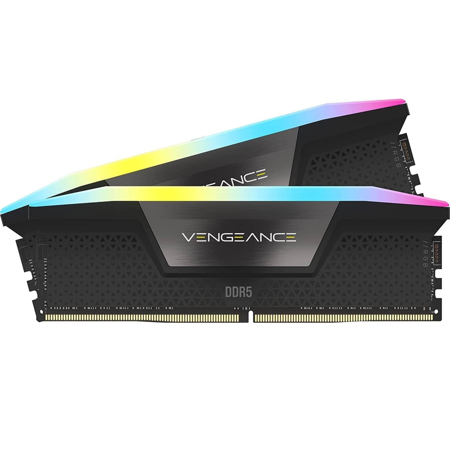 Ensemble Mémoire DDR5 RAM 32 Go (2 x 16 Go) 6400 MHz CORSAIR VENGEANCE RGB pour ordinateur de jeu