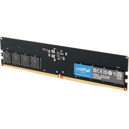 Mémoire RAM DDR5 16 Go 5600 MHz UDIMM Crucial pour ordinateur de bureau