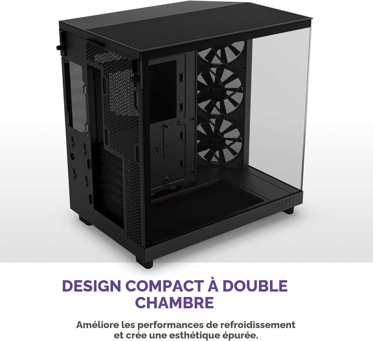 NZXT H6 Flow  (Noir, non RGB)