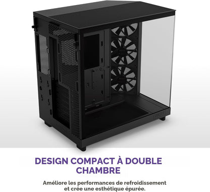 NZXT H6 Flow  (Noir, non RGB)