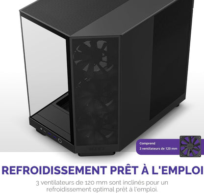 NZXT H6 Flow  (Noir, non RGB)