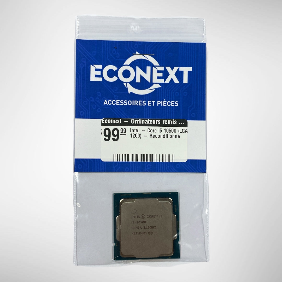 Intel - Core i5 10500 (LGA 1200) - Reconditionné