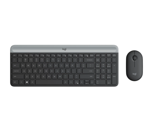 Logitech - Ensemble clavier souris SLIM MK470